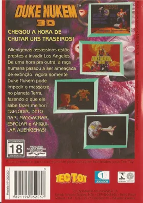 Duke Nukem 3D (Brazil) box cover back